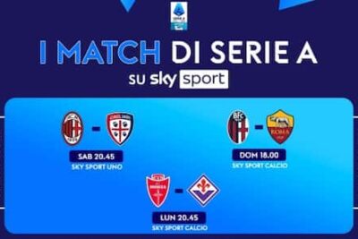 Calendario Serie A: le partite della 20^ giornata